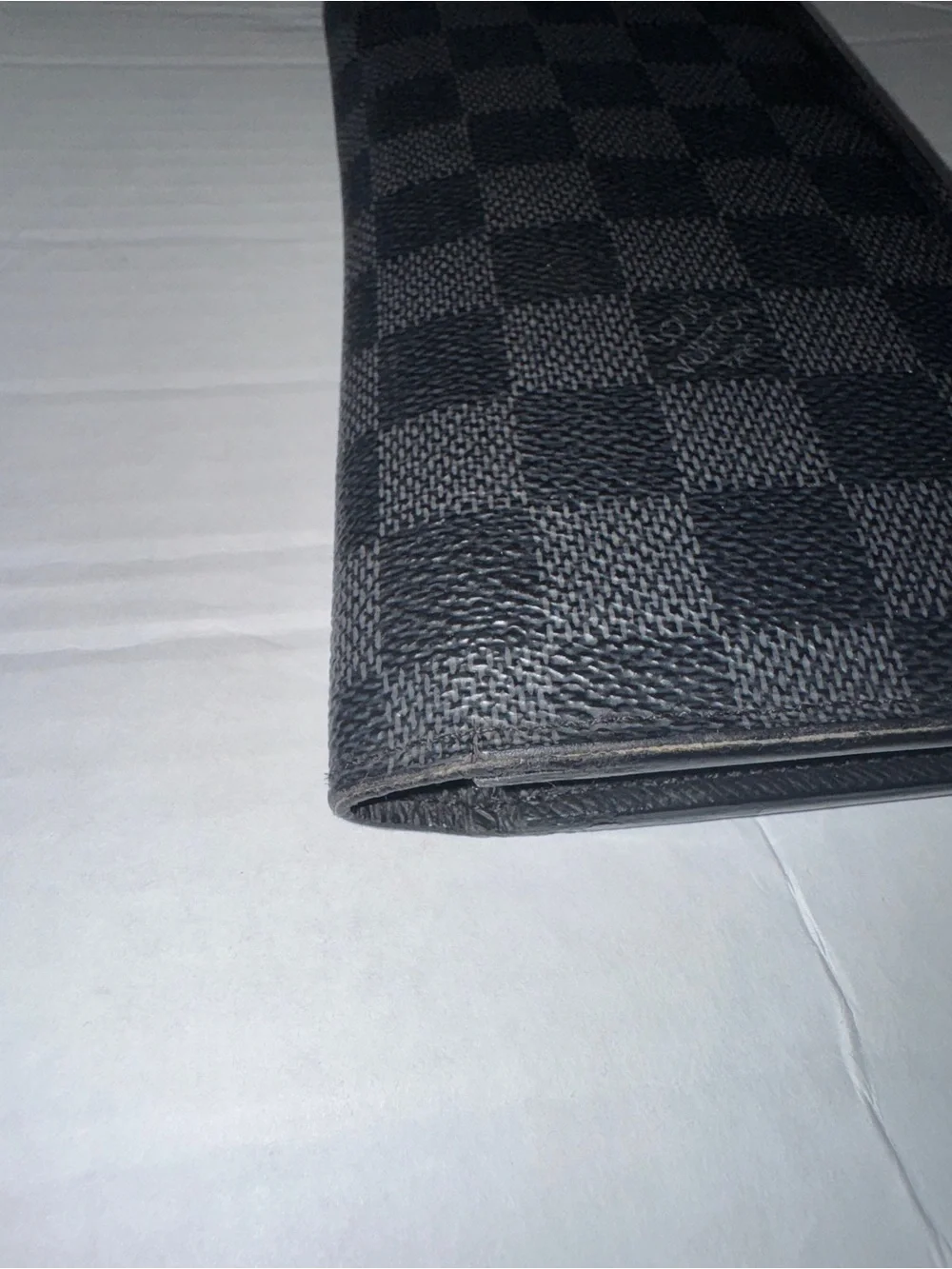 Louis Vuitton Damier Graphite Long Card in Black and Dark Gray